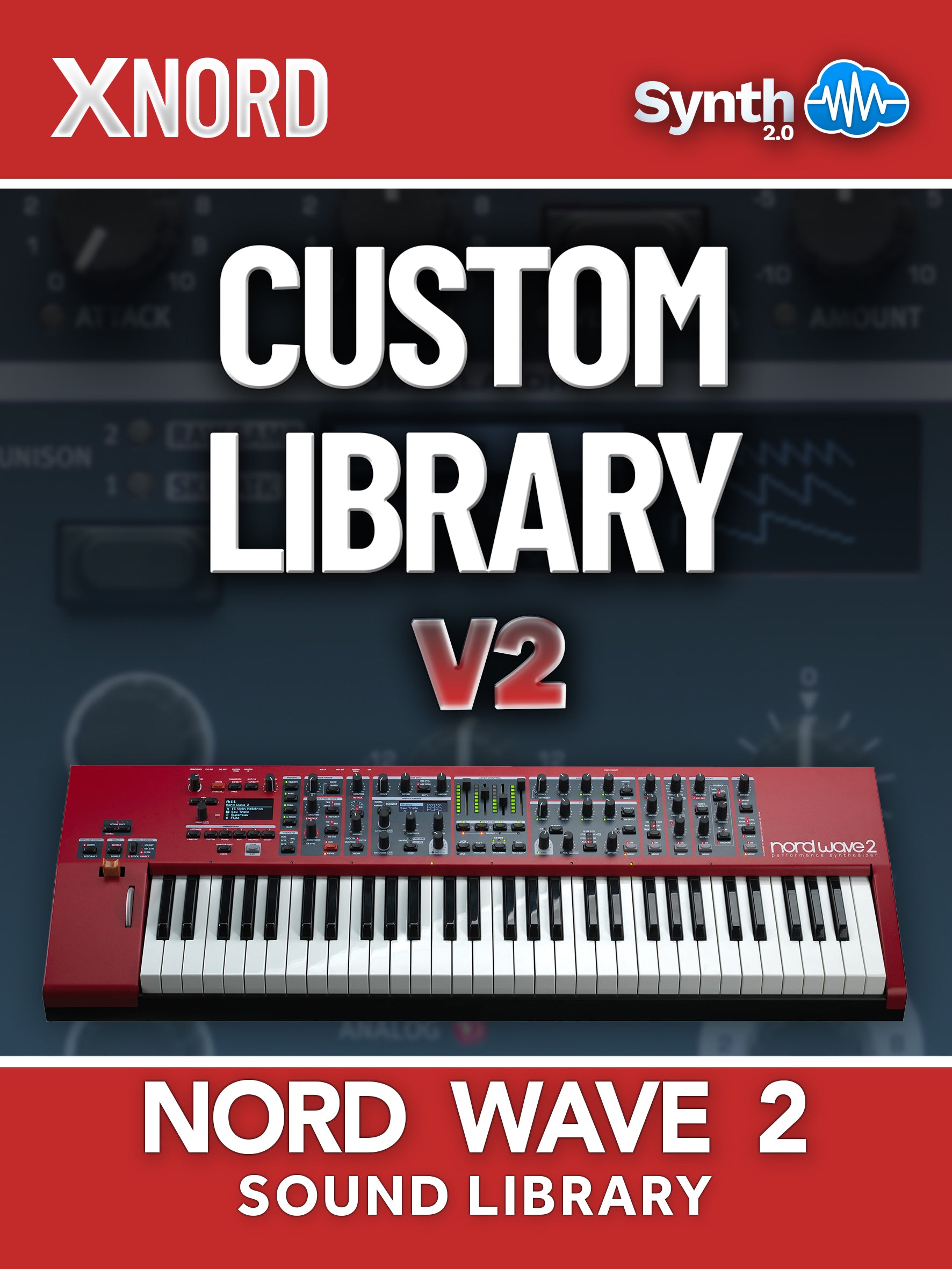GPR009 - Custom Library V2 - Splits and Layers - Nord Wave 2 ( 90 presets )