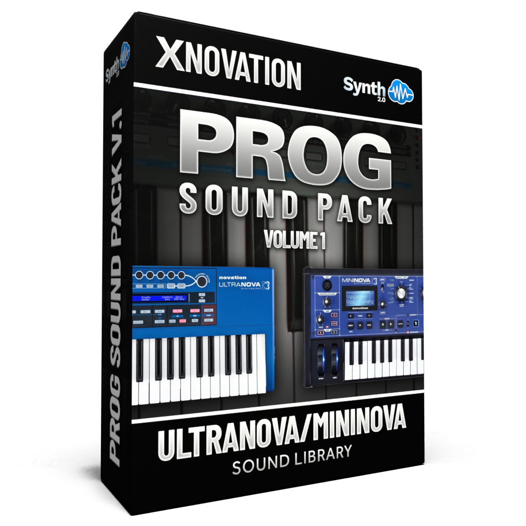 SCL261 - Prog Sound Pack V.1 + V.2 - Novation Ultranova / Mininova