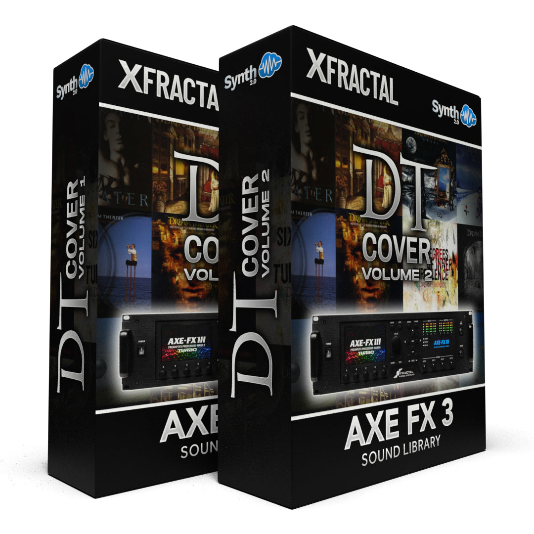 FRT006 - ( Bundle ) - DT Cover V1 + V2 - Fractal Axe-Fx III