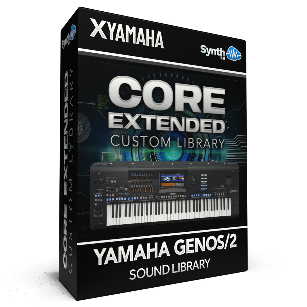 ASL044 - Core Extended Custom Library - Yamaha GENOS / 2 ( 20 voices )