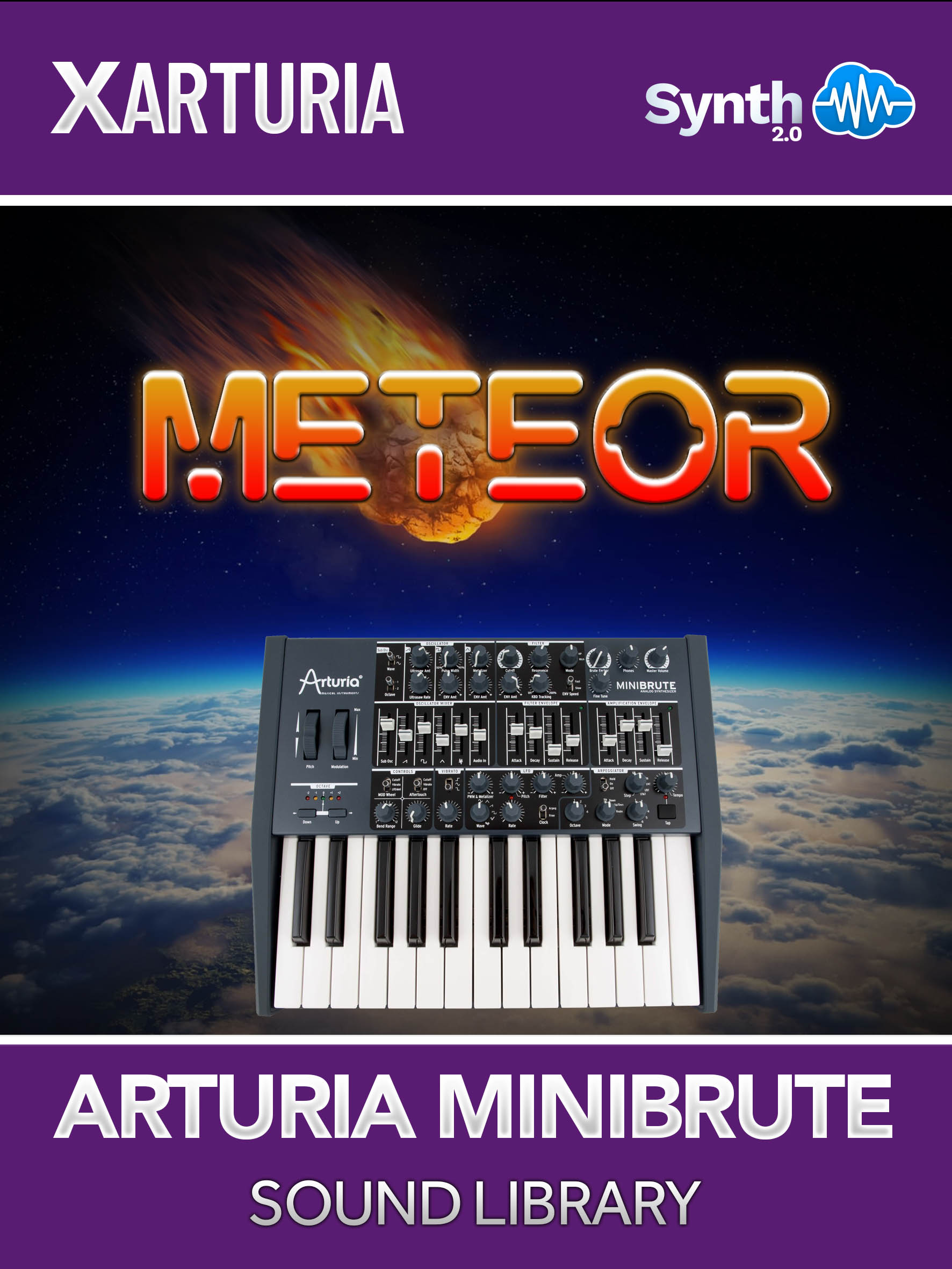 LFO148 - Meteor - Arturia MiniBrute ( 55 presets )
