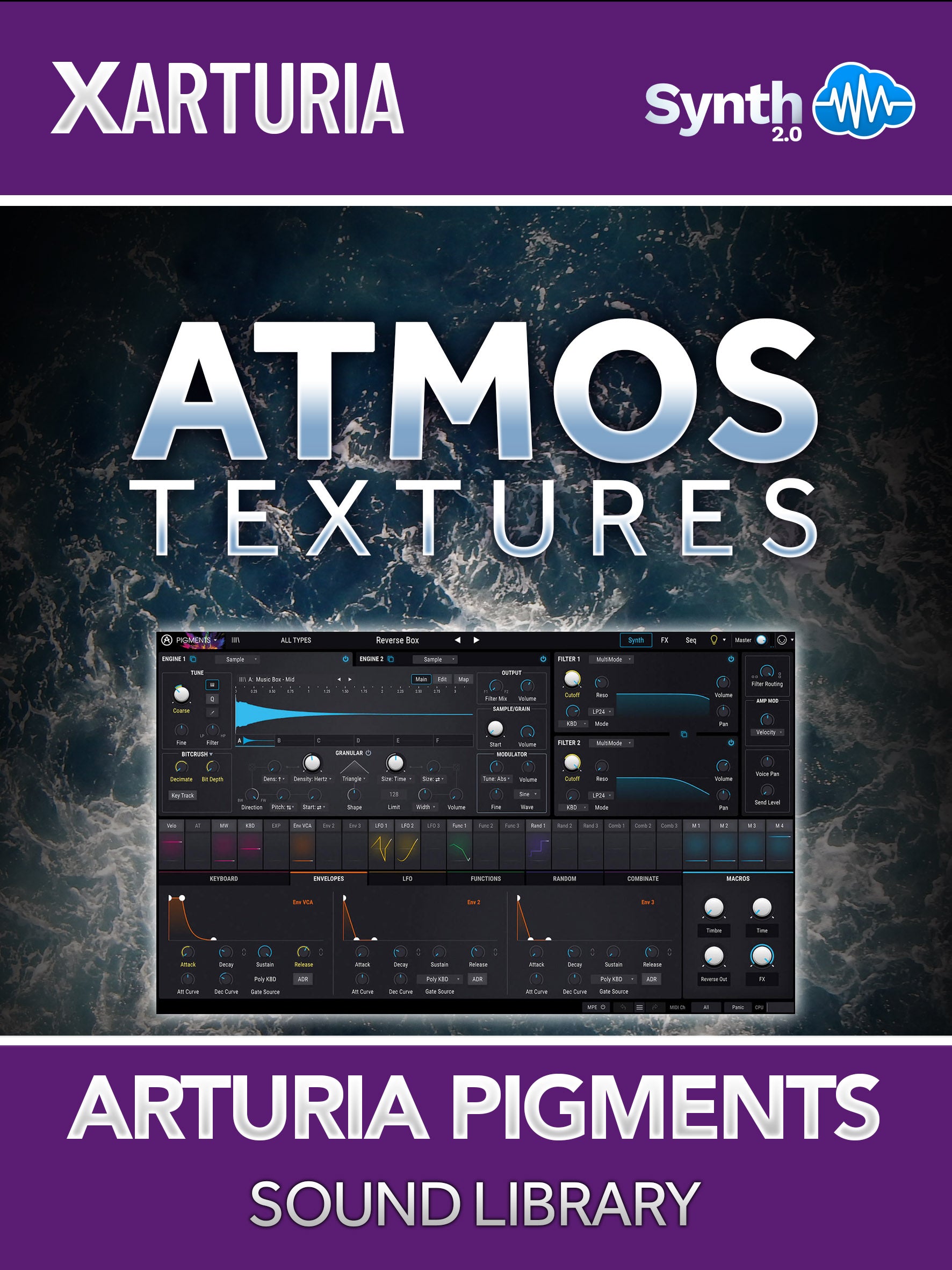 TPL034 - Atmos Textures - Arturia Pigments 4 ( 65 presets )