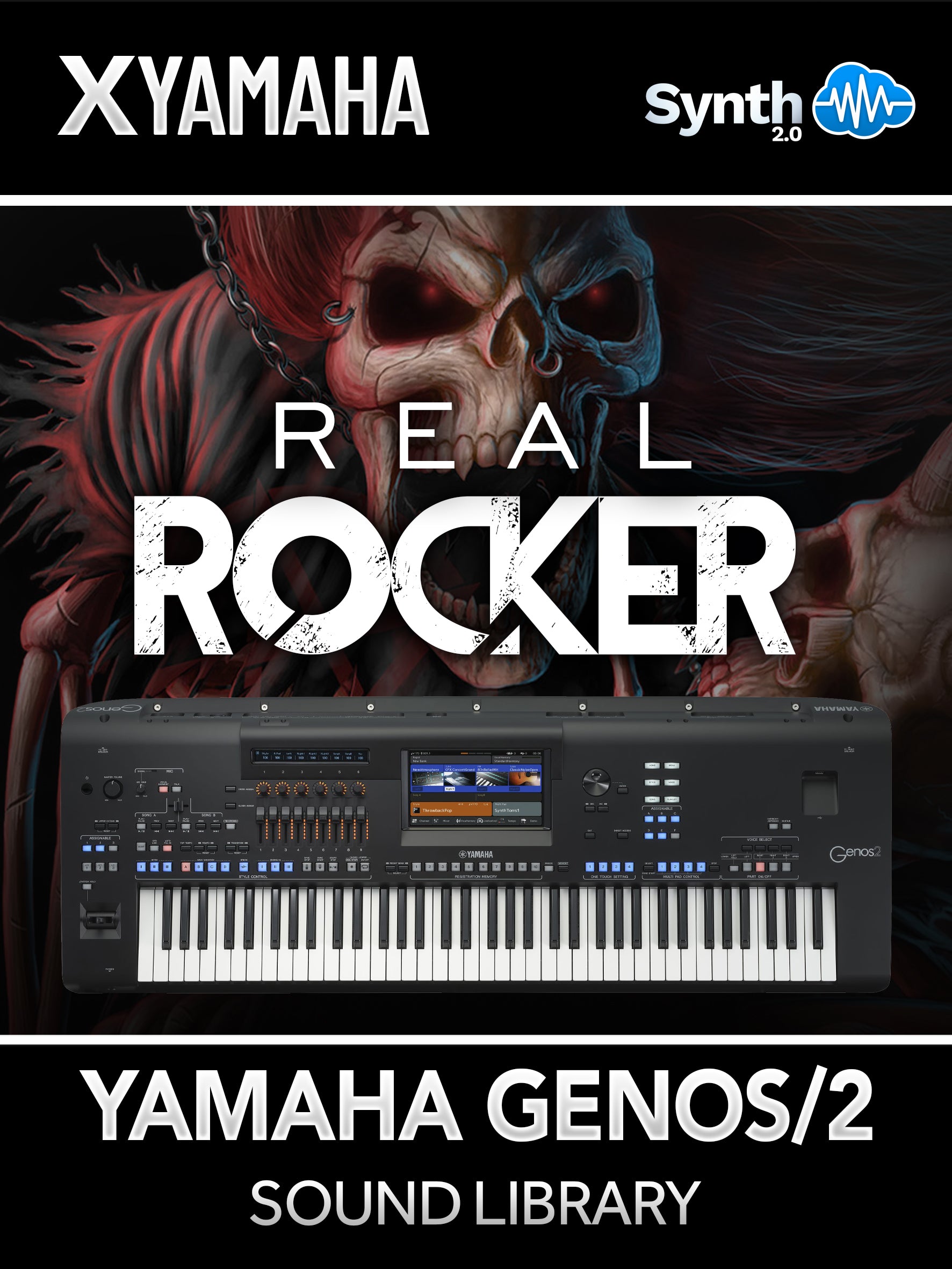 ASL045 - Real Rocker Expansion Pack - Yamaha GENOS / 2 ( 30 riffs )