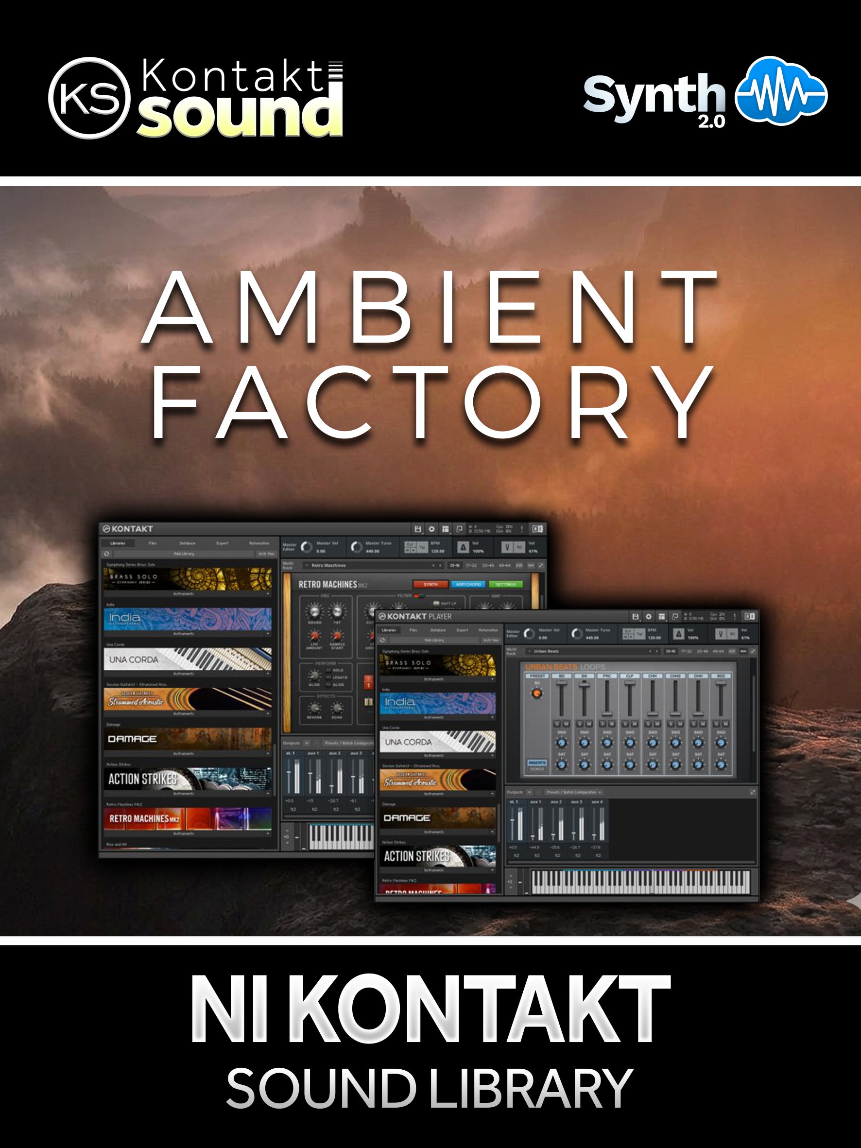 PHONOMETRICA 来場者配布CD Ambient Factory Kontakt – 555 Presets Pack – Synthcloud