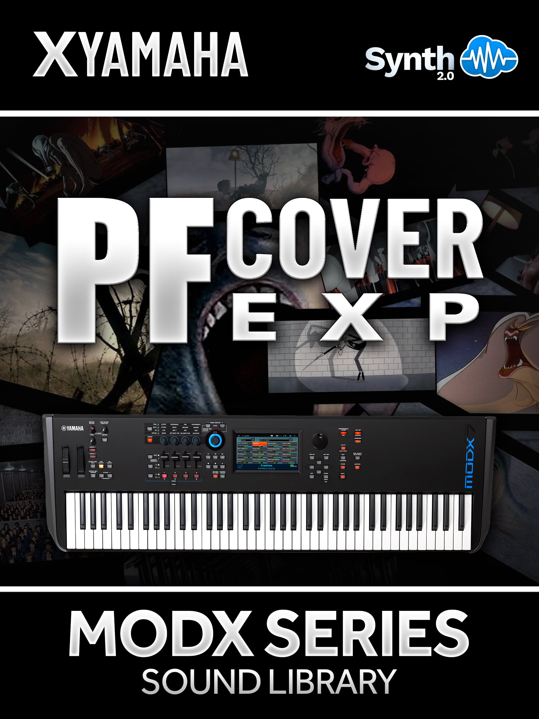 FPL053 - ( Bundle ) - PF Cover EXP + PF Cover EXP Dark Side Edition - Yamaha MODX / PLUS / M