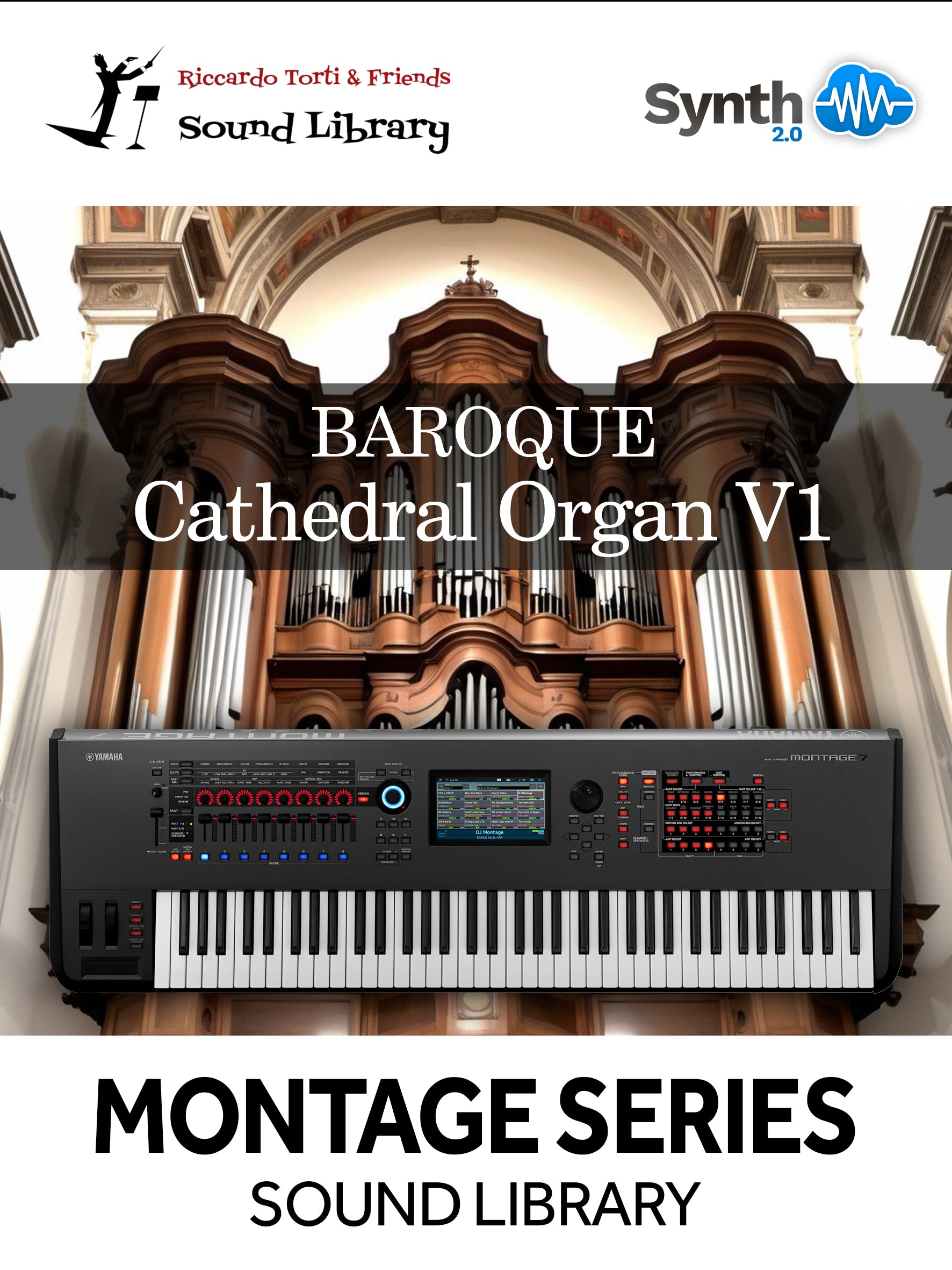 Yamaha MONTAGE/M: Baroque Cathedral Organ V1 16 presets patches