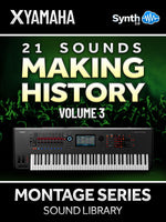 SCL447 - ( Bundle ) - 21 Sounds - Making History Vol.3 + Coverlogia Vol.1 - Yamaha MONTAGE
