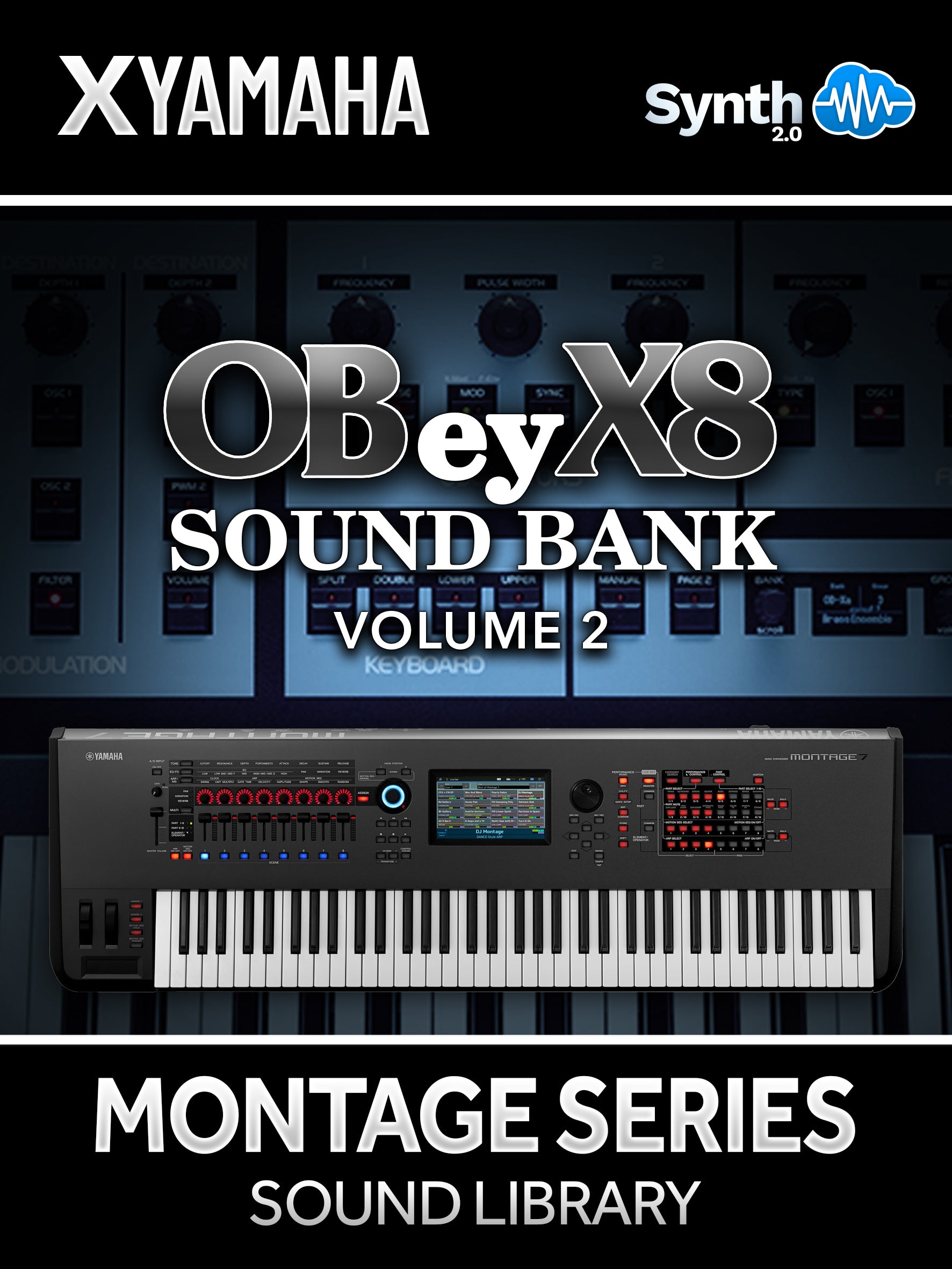 ASL048 - ( Bundle ) - OBey X8 Sound Bank V1 + V2 - Yamaha MONTAGE / M