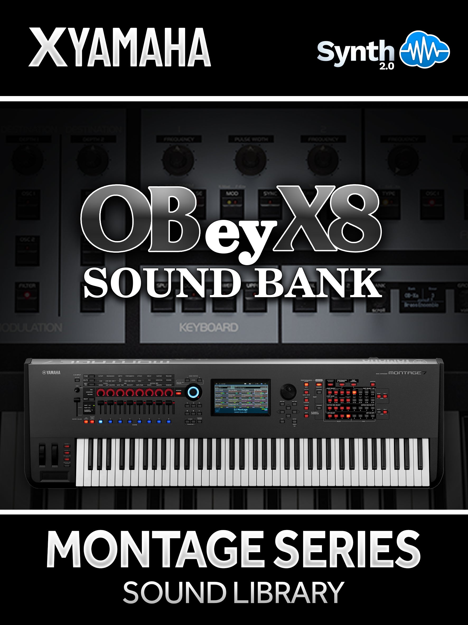 ASL048 - ( Bundle ) - OBey X8 Sound Bank V1 + V2 - Yamaha MONTAGE / M