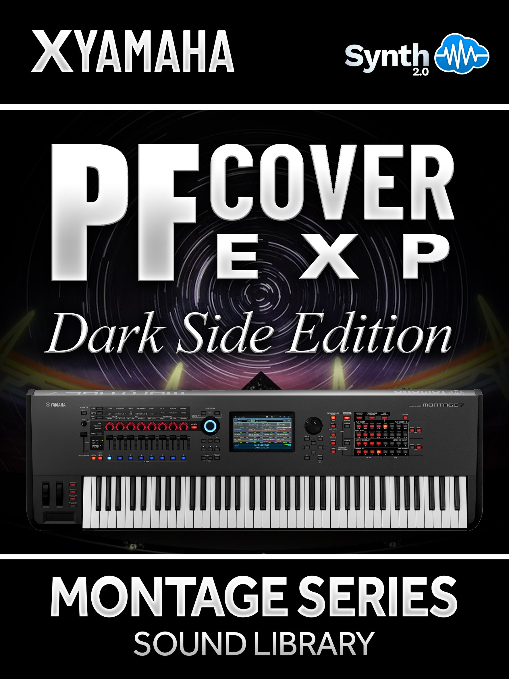 FPL054 - ( Bundle ) - T9t9 Cover EXP + PF Cover EXP Dark Side Edition - Yamaha MONTAGE / M