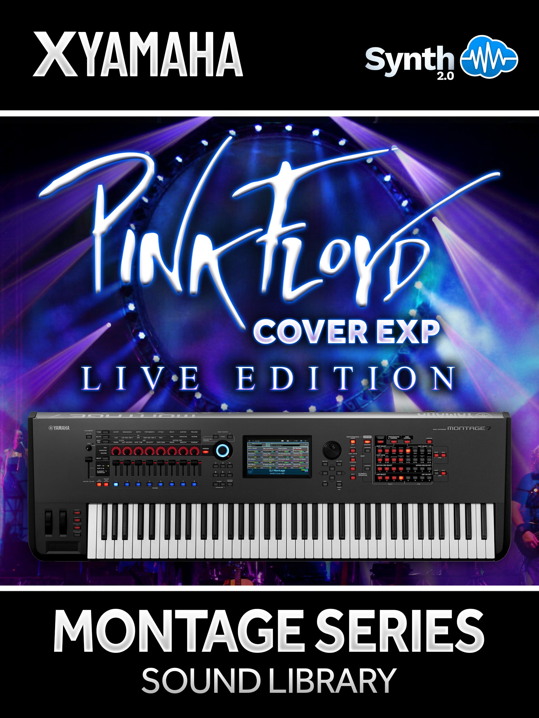 FPL052 - ( Bundle ) - PF Cover EXP Live Edition + PF Cover EXP Dark Side Edition - Yamaha MONTAGE / M