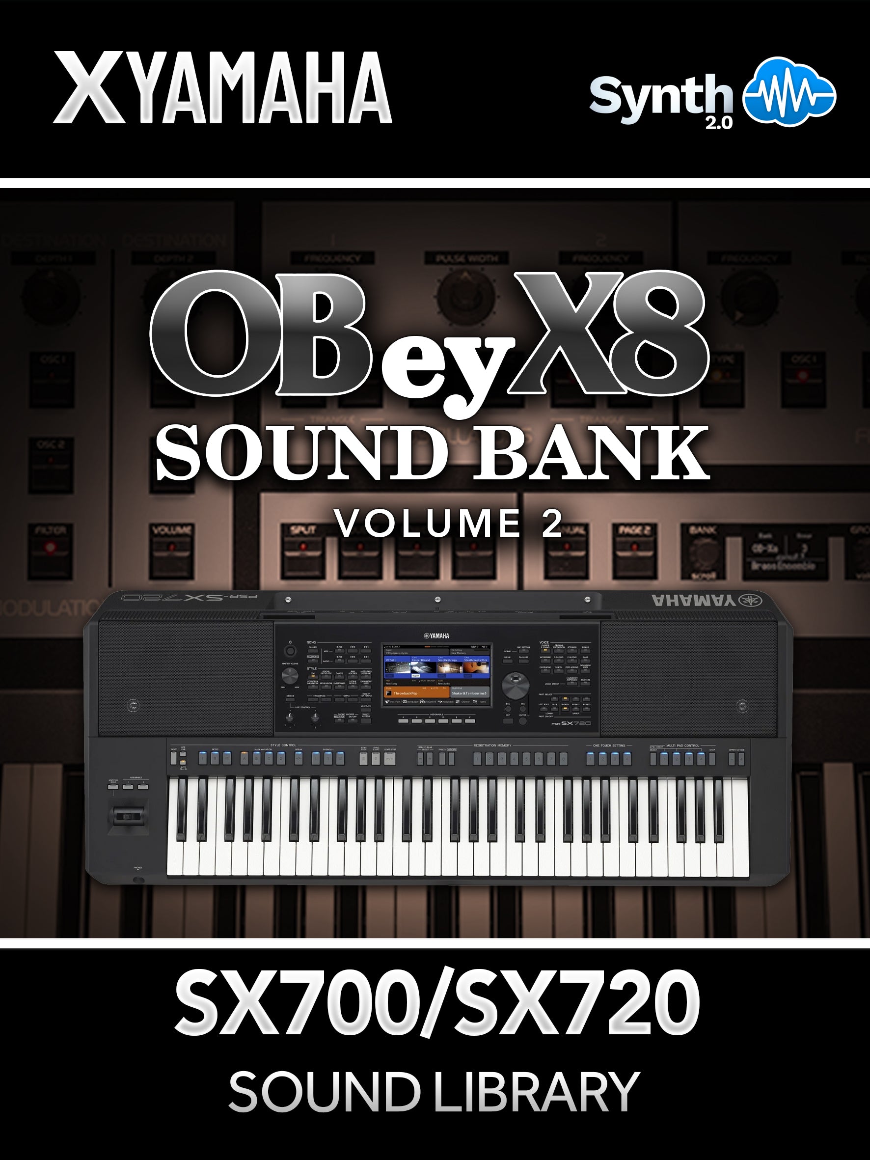 ASL048 - ( Bundle ) - OBey X8 Sound Bank V1 + V2 - Yamaha PSR SX600 / 700 / 720