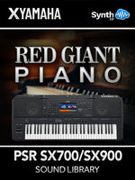 ASL039 - Red Giant Piano Pack - Yamaha PSR SX700 / SX900 ( 10 programs )