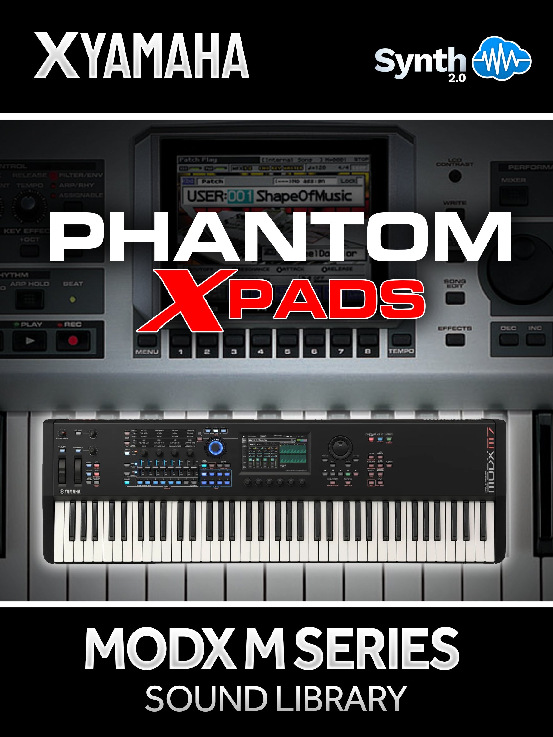 Yamaha Modx M ESP Bundle: Phantom-X Pads + Phantom-X Piano