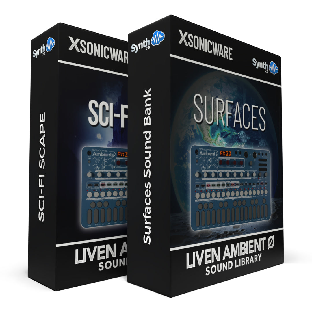 TPL085 - ( Bundle ) - Sci-Fi Scape + Surfaces - Sonicware Liven Ambient Ø