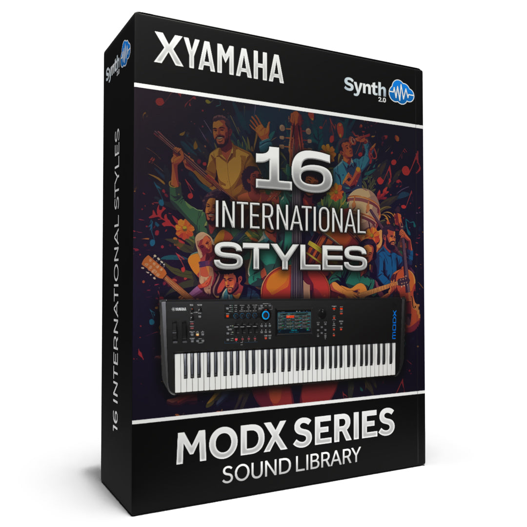 NRL014 - 16 International Styles - Yamaha MODX / PLUS / M ( 16 performances )