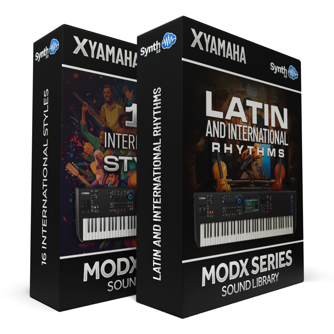 NRL015 - ( Bundle ) - 16 International Styles + Latin & Int. Rhythm - Yamaha MODX / PLUS / M