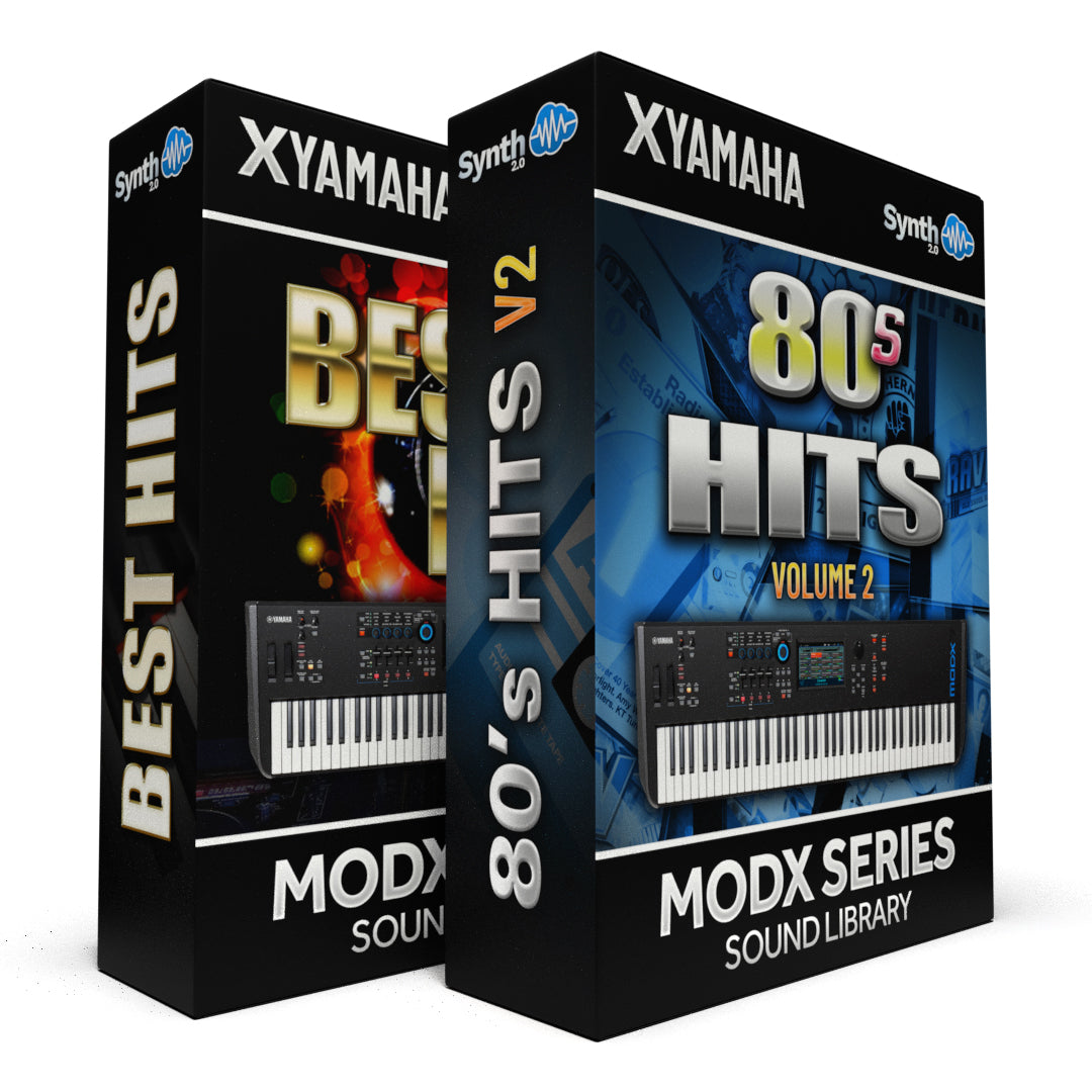 SCL337 - ( Bundle ) - Best Hits + 80's Hits V2 - Yamaha MODX / MODX+
