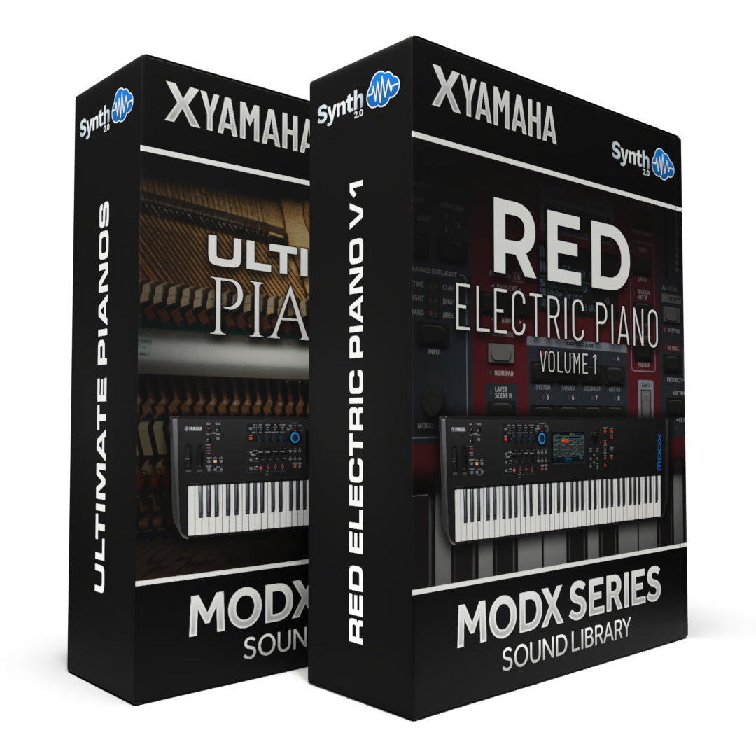 PRS009 - ( Bundle ) - Ultimate Pianos + Red Electric Piano V1 - Yamaha MODX / PLUS / M