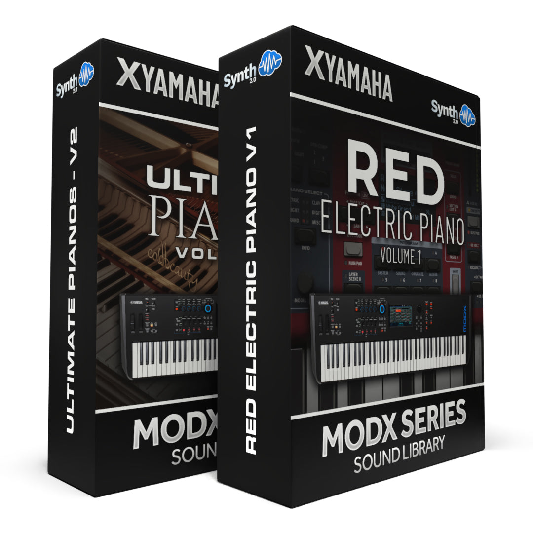 SCL554 - ( Bundle ) - Ultimate Pianos V2 + Red Electric Piano V1 - Yamaha MODX / PLUS / M