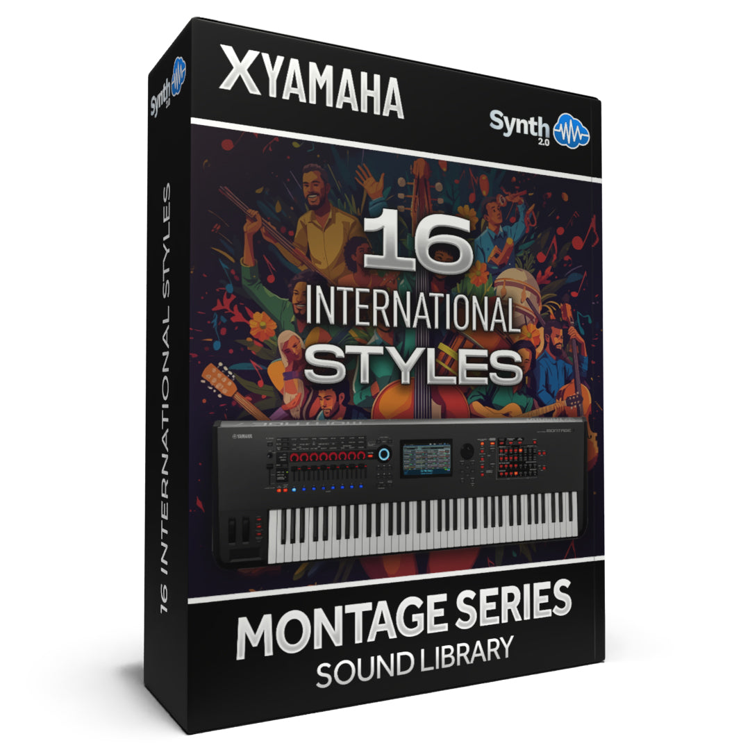 NRL014 - 16 International Styles - Yamaha MONTAGE / M ( 16 performances )
