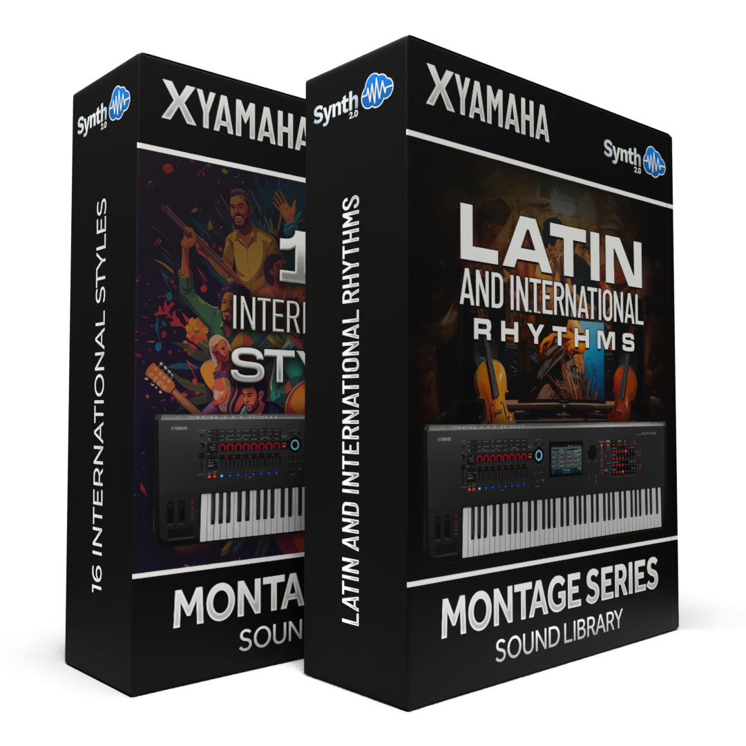 NRL015 - ( Bundle ) - 16 International Styles + Latin & Int. Rhythm - Yamaha MONTAGE / M
