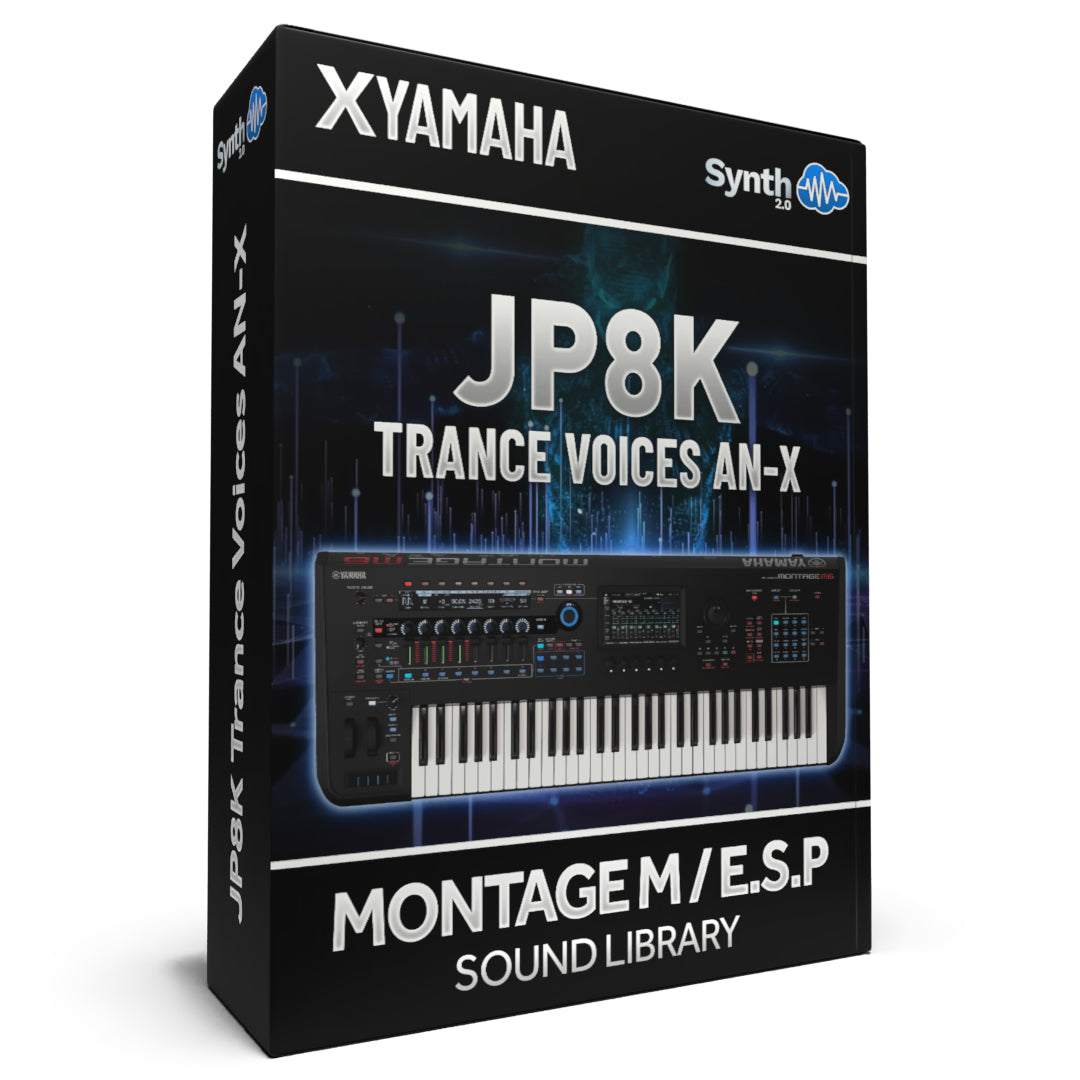 ZZL003 - AN-X JP8K Trance Voices - Yamaha MONTAGE M - ESP ( 100 presets )