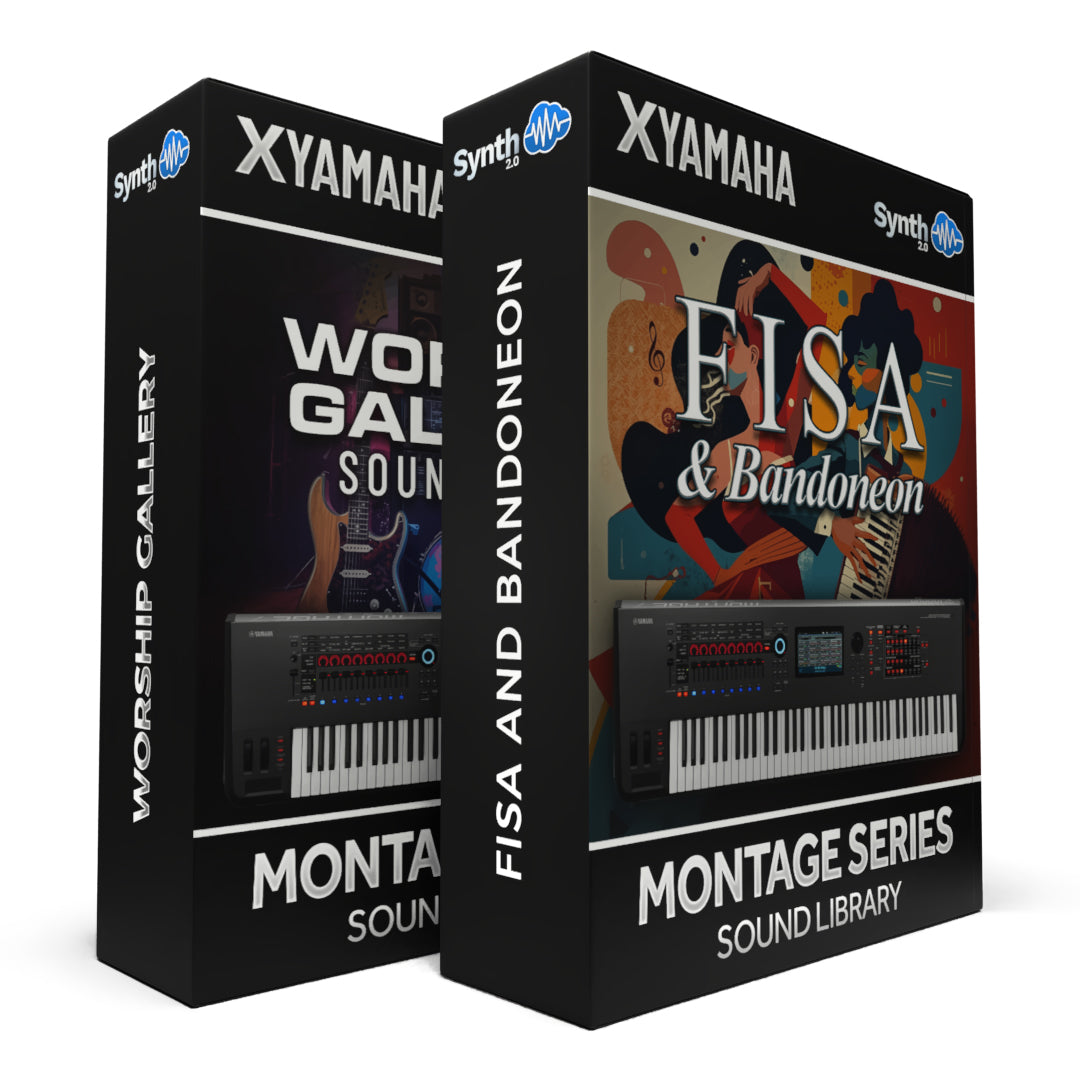 NRL013 - ( Bundle ) - Worship Gallery + Fisa & Bandoneon - Yamaha MONTAGE / M