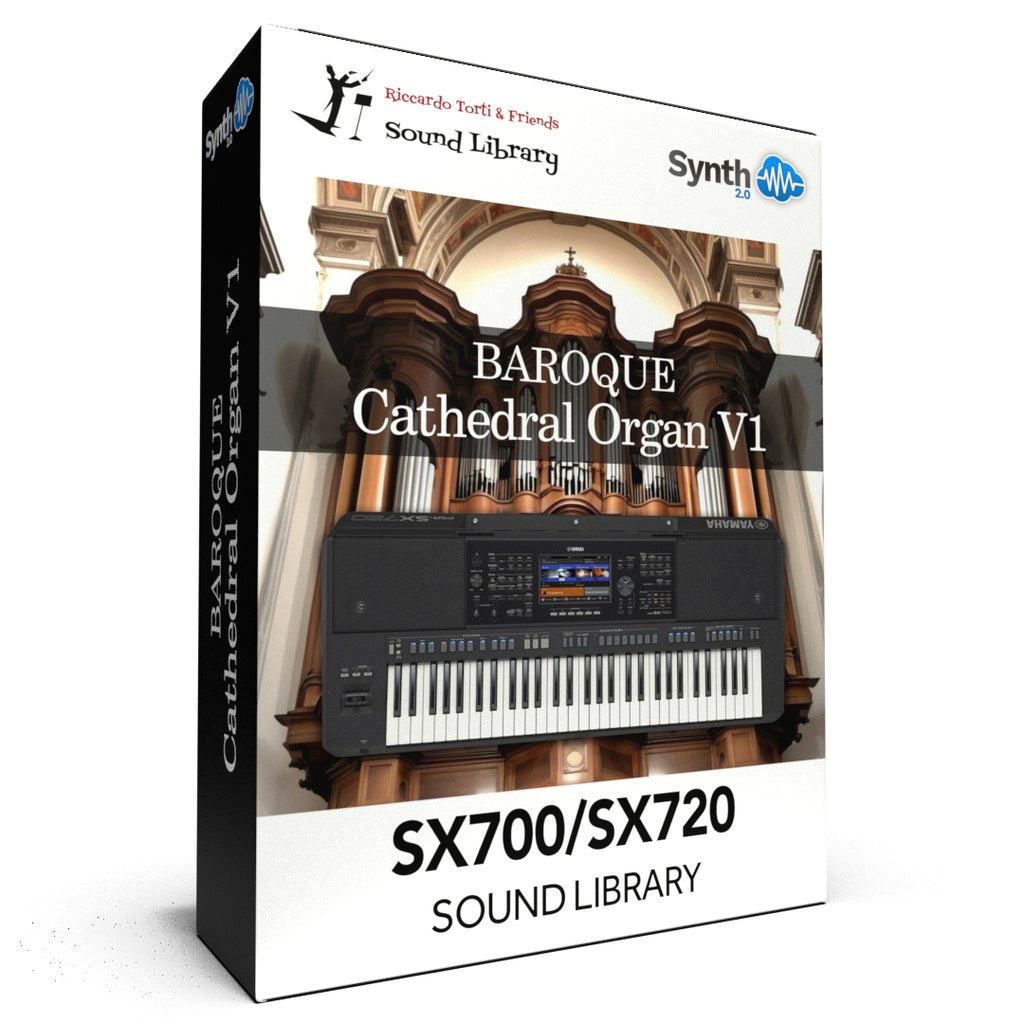 Yamaha PSR SX600 700 720: Baroque Cathedral Organ V1 11 presets
