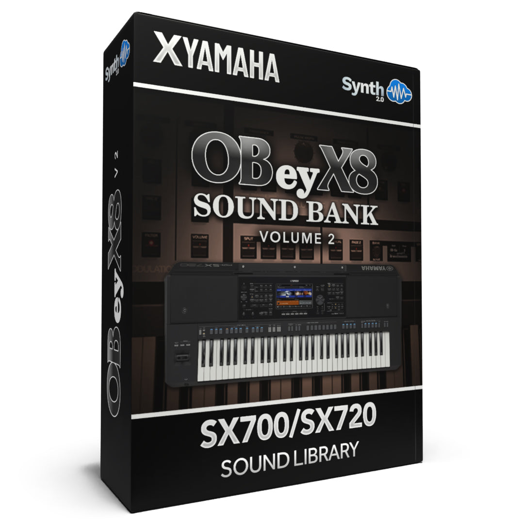 ASL048 - ( Bundle ) - OBey X8 Sound Bank V1 + V2 - Yamaha PSR SX600 / 700 / 720