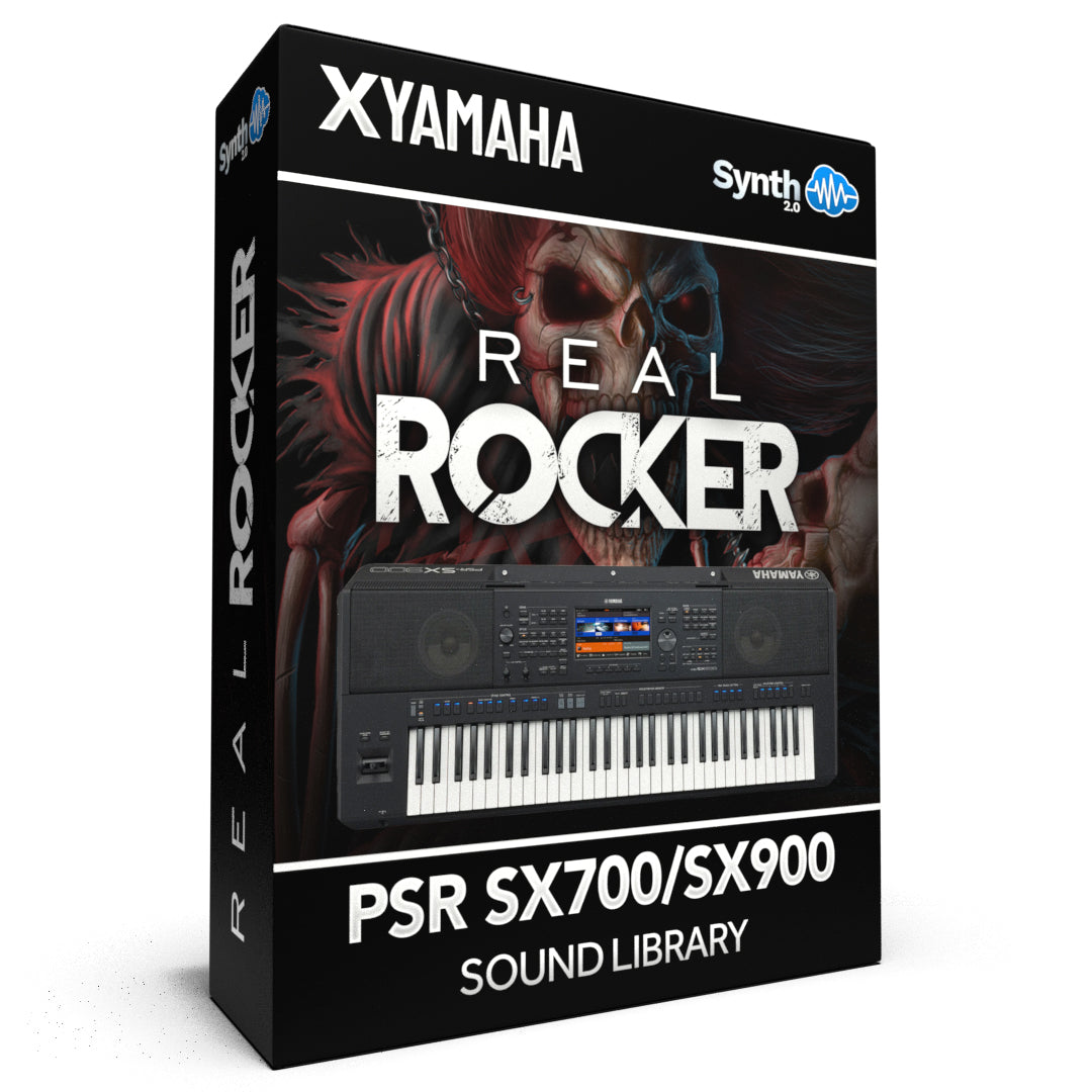 ASL045 - Real Rocker Expansion Pack - Yamaha PSR SX700 / SX900 ( 30 riffs )