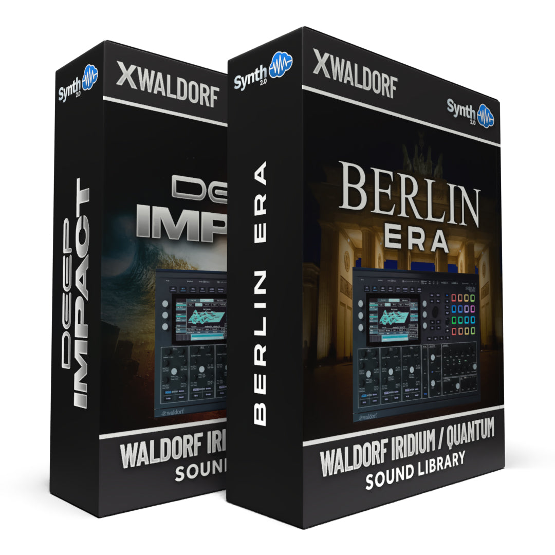 SCL290 - ( Bundle ) - Deep Impact + Berlin Era - Waldorf Iridium / Quantum