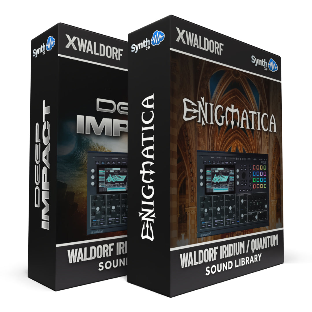 SCL570 - ( Bundle ) - Deep Impact + Enigmatica - Waldorf Iridium / Quantum