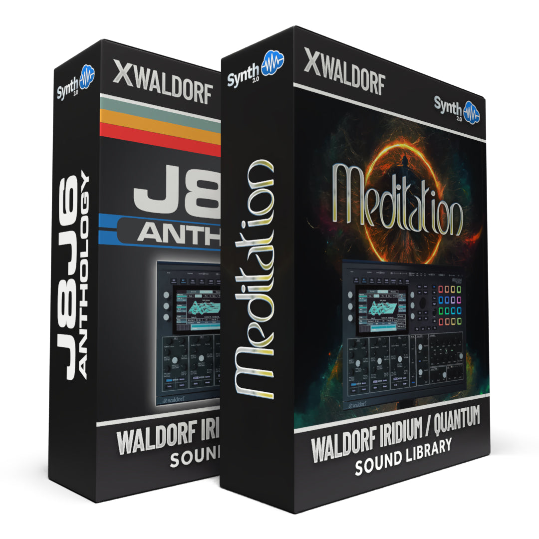 SCL587 - ( Bundle ) - J8J6 Anthology + Meditation - Waldorf Iridium / Quantum