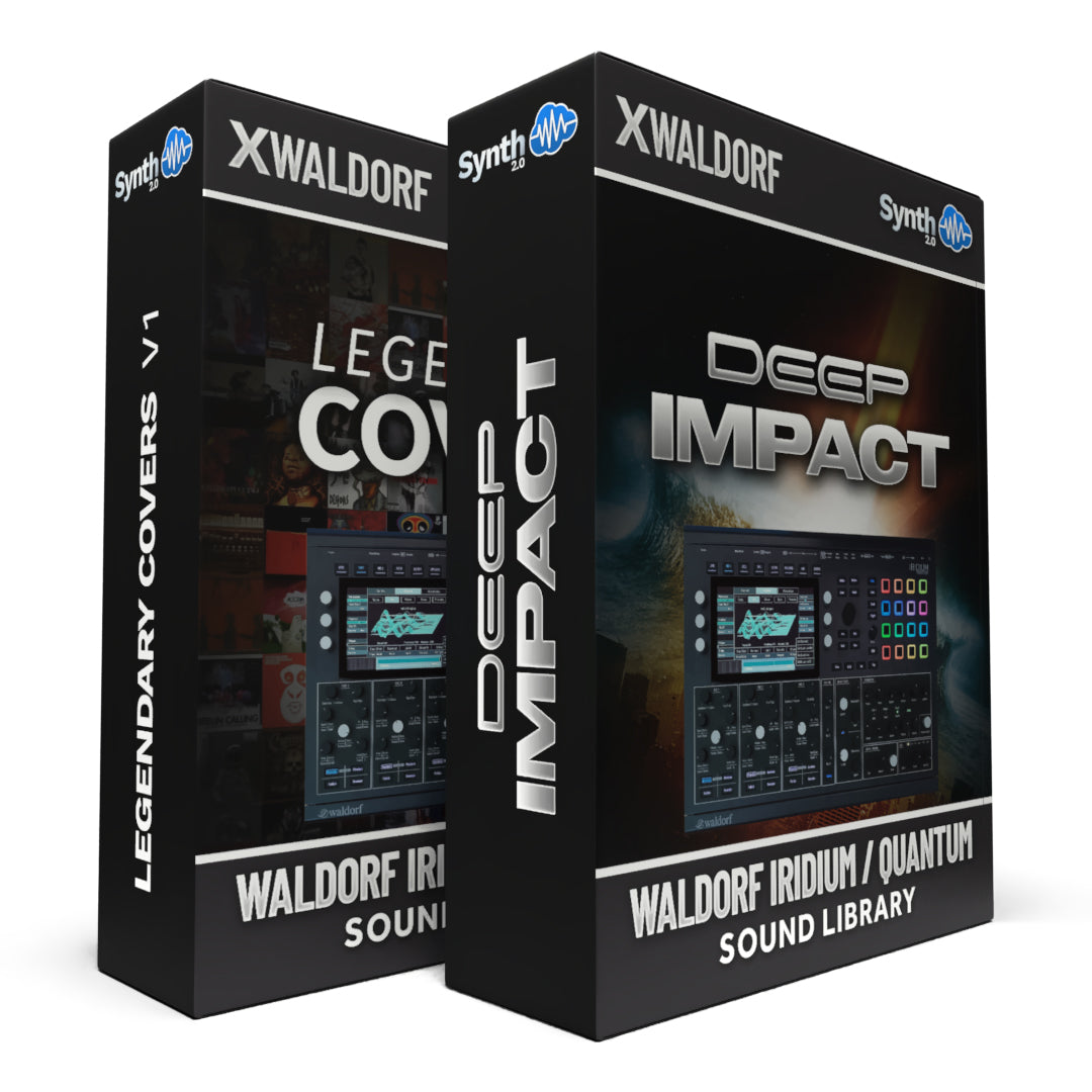 SKL021 - ( Bundle ) - Legendary Covers V1 + Deep Impact - Waldorf Iridium / Quantum