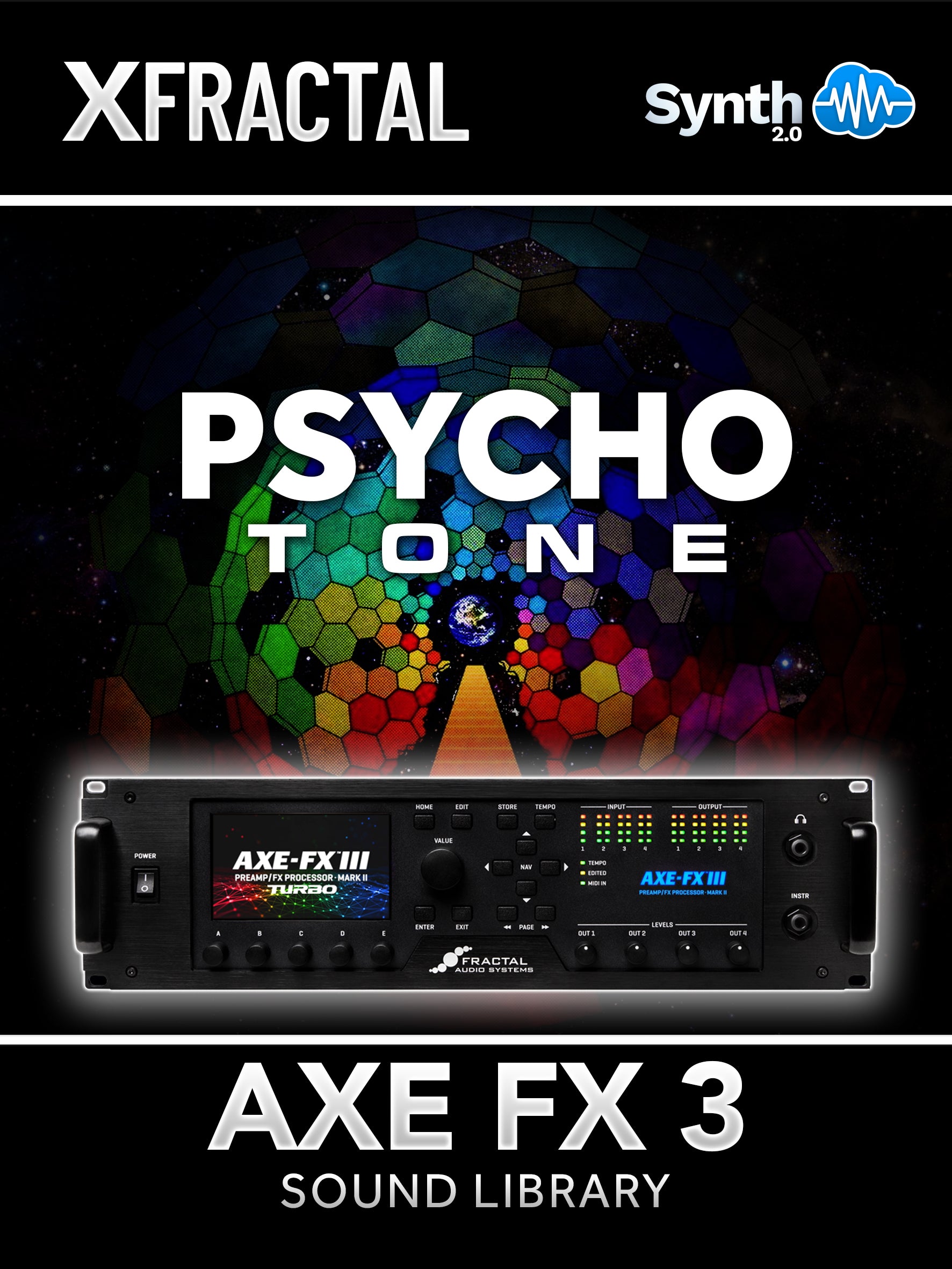 FRT018 - Psycho Tone ( Muse Cover Pack ) - Fractal Axe-Fx III ( 16 scenes )