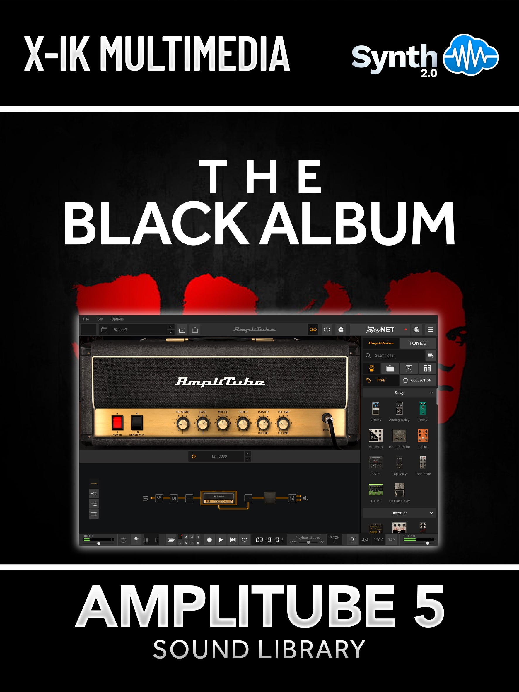 DVK047 - The Black Album - IK Multimedia Amplitube 5 ( 25 scenes )