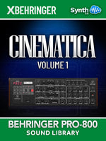 LFO002 - Cinematica V1 - Behringer Pro-800 ( 50 presets )