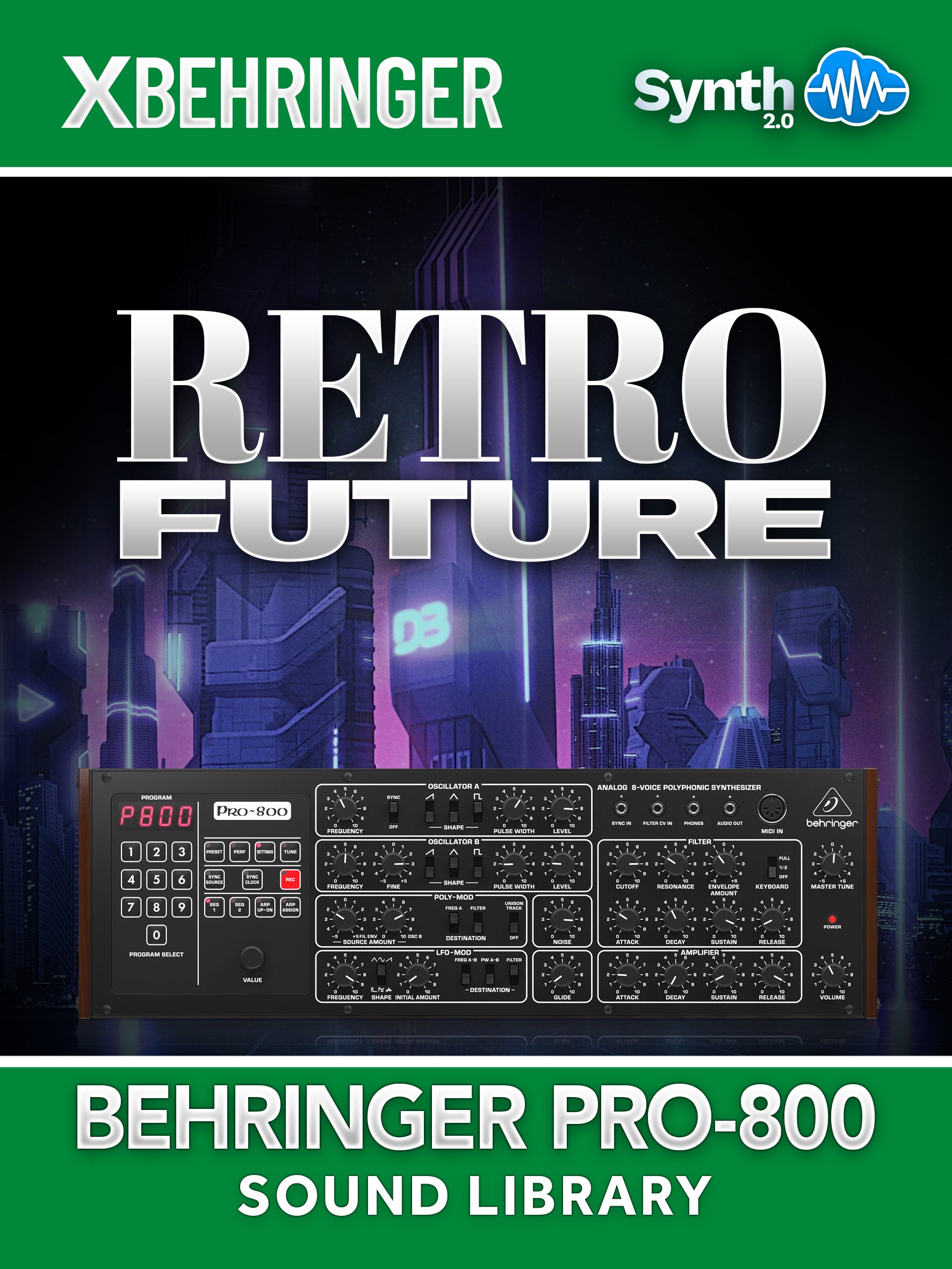 LFO161 - Retro Future - Behringer Pro-800 ( 64 presets )
