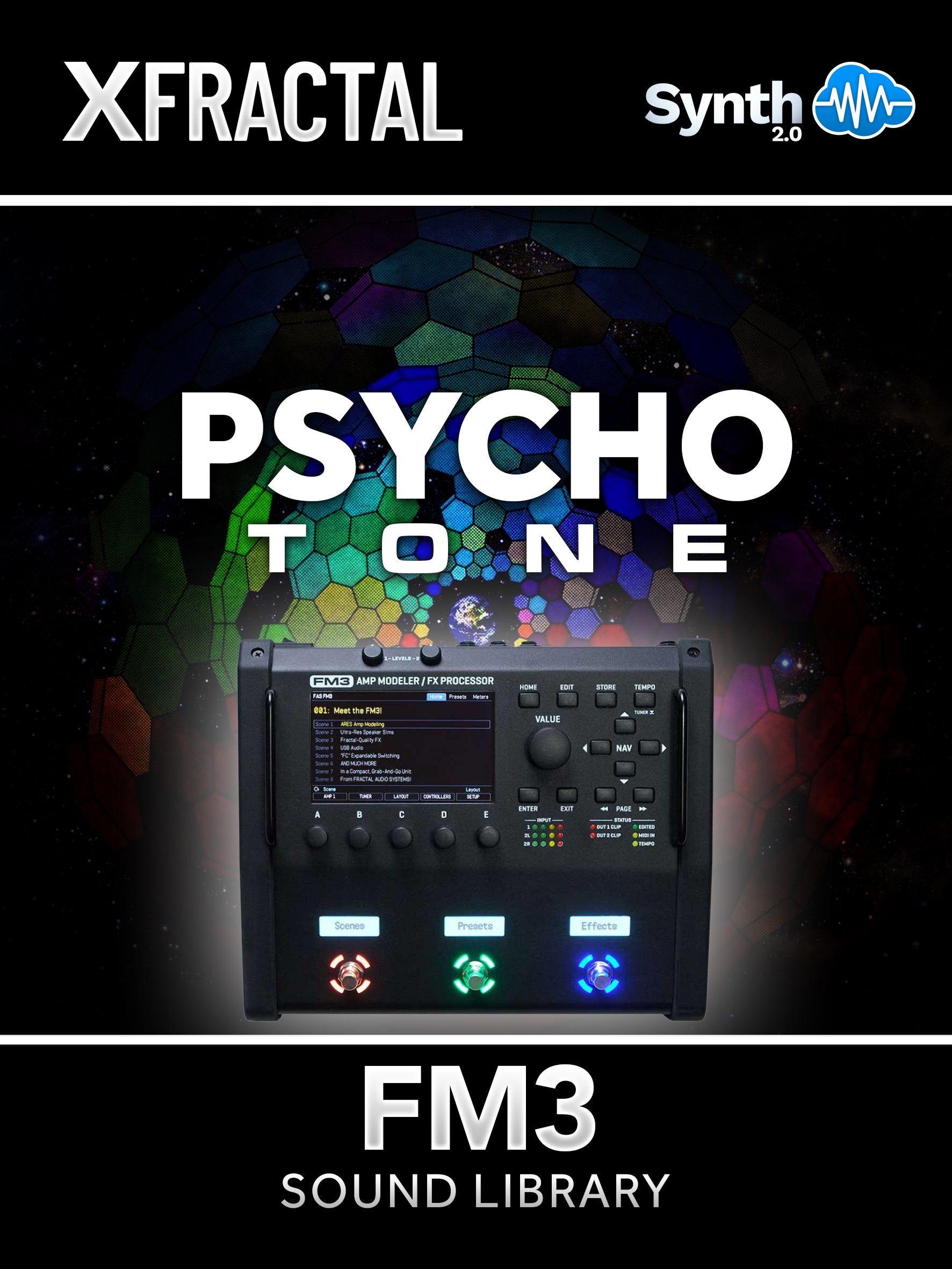 FRT018 - Psycho Tone ( Muse Cover Pack ) - Fractal FM3 ( 16 scenes )