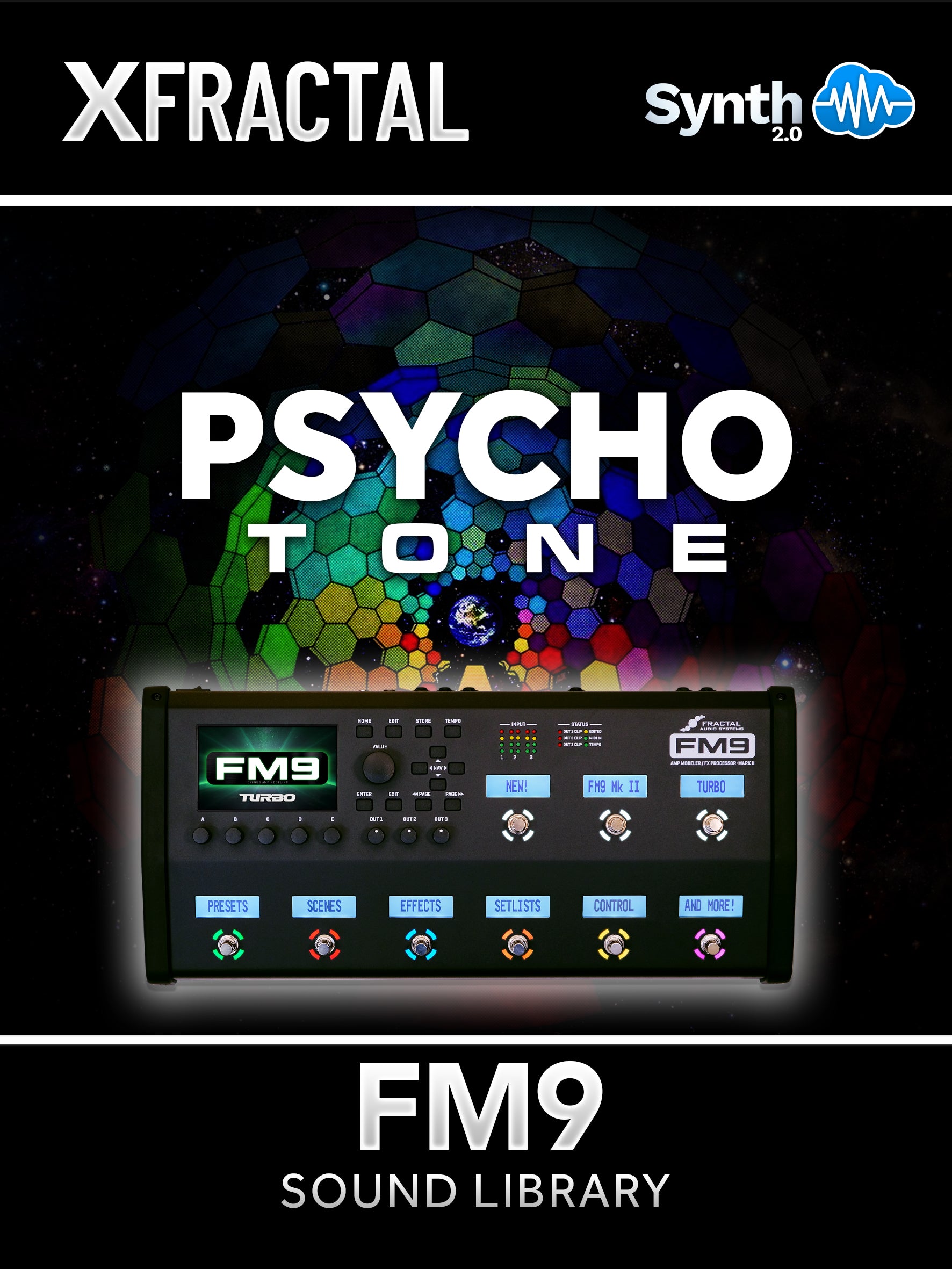 FRT018 - Psycho Tone ( Muse Cover Pack ) - Fractal FM9 ( 16 scenes )