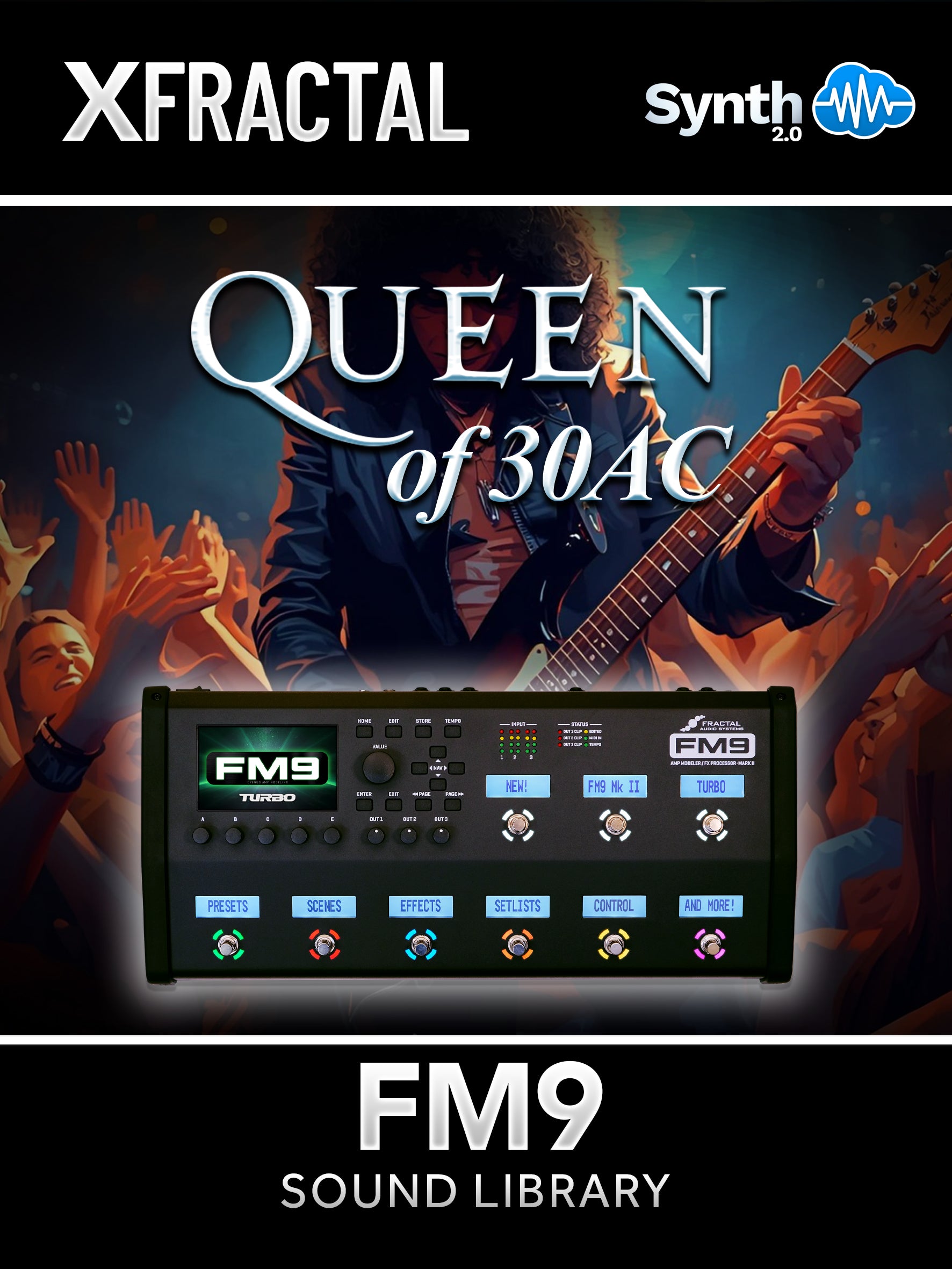 FRT019 - Queen of 30 AC - Fractal FM9 ( 24 scenes )