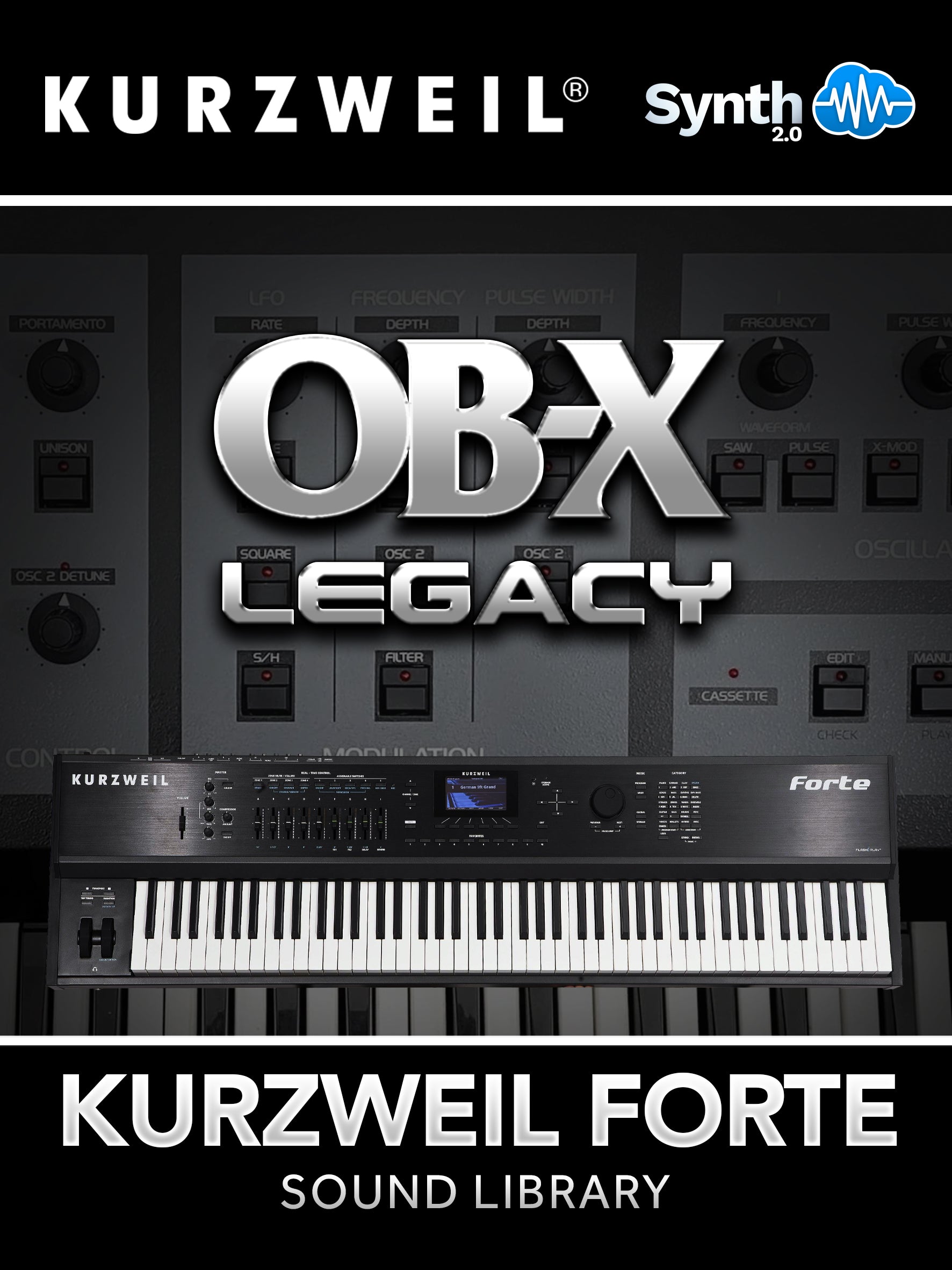 DRS070 - OB-X Legacy - Kurzweil Forte / SE ( 32 presets )