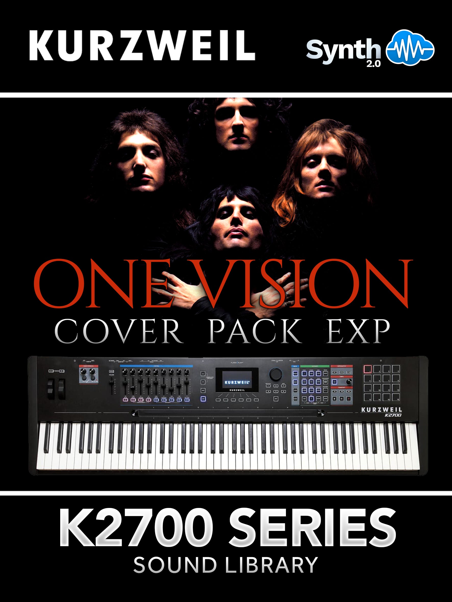 DRS040 - One Vision Cover EXP - Kurzweil K2700 ( 59 presets )