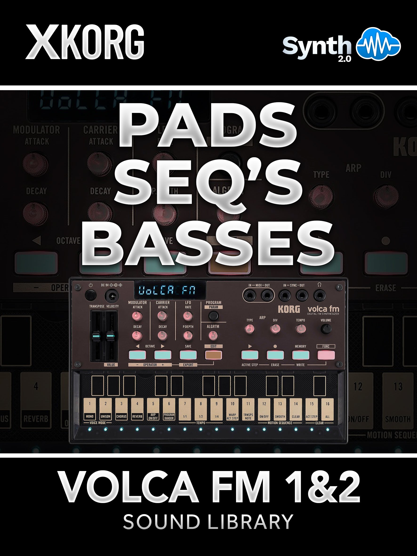 LFO165 - Pads, Seq & Basses - Korg Volca FM 1 / 2 ( 32 presets )