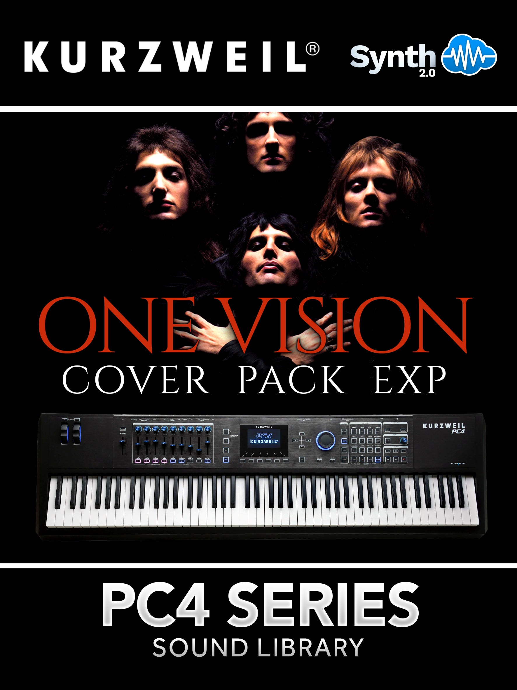 DRS040 - One Vision Cover EXP - Kurzweil PC4 Series ( 59 presets )