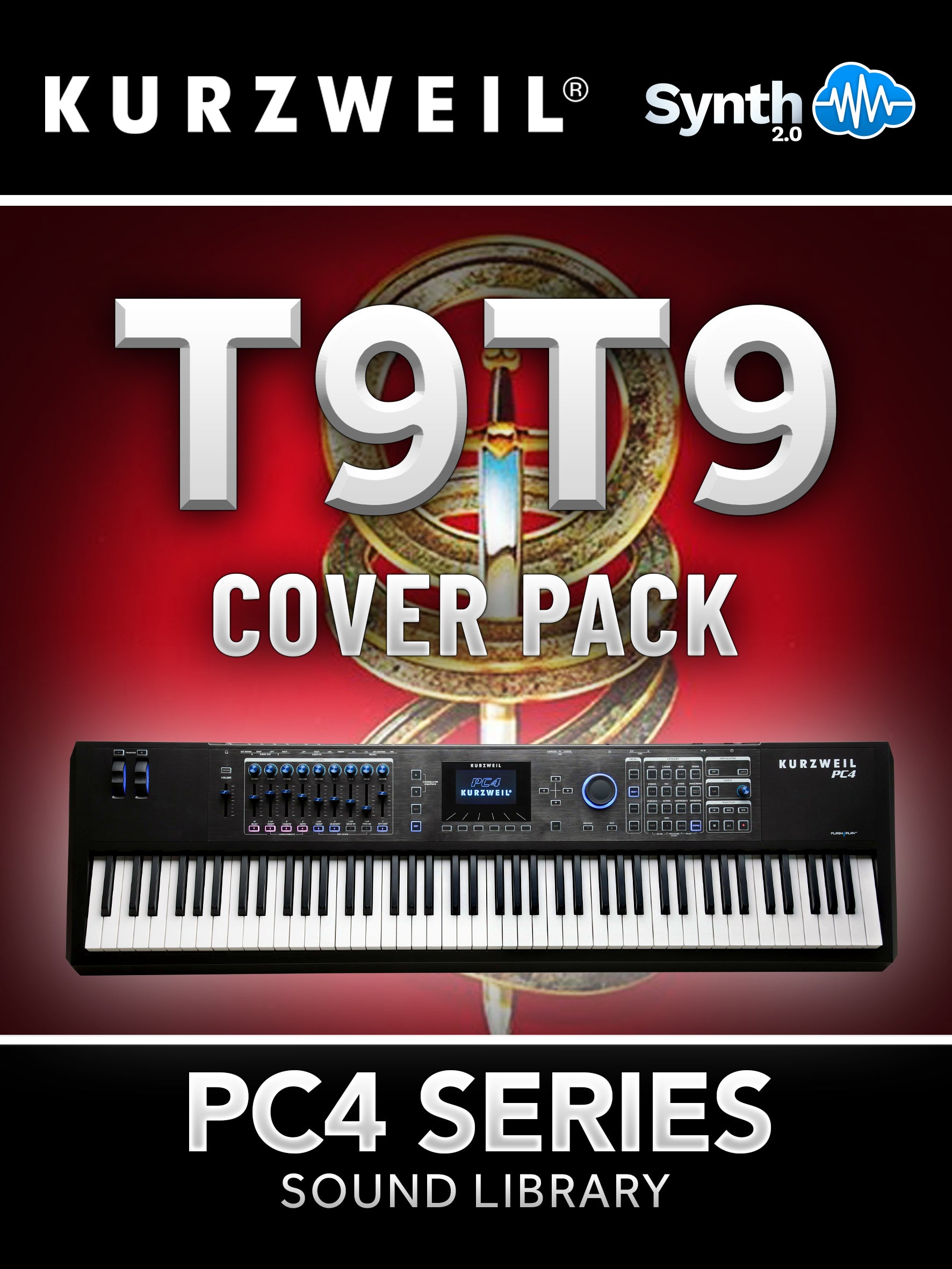 PC4009 - T9T9 Cover Pack - Kurzweil PC4 Series ( 22 presets )