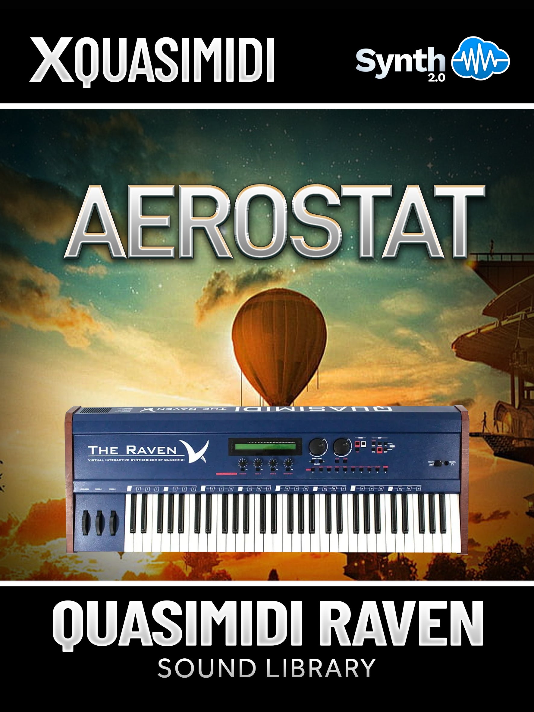 TPL060 - Aerostat - Quasimidi Raven Max ( 50 presets )