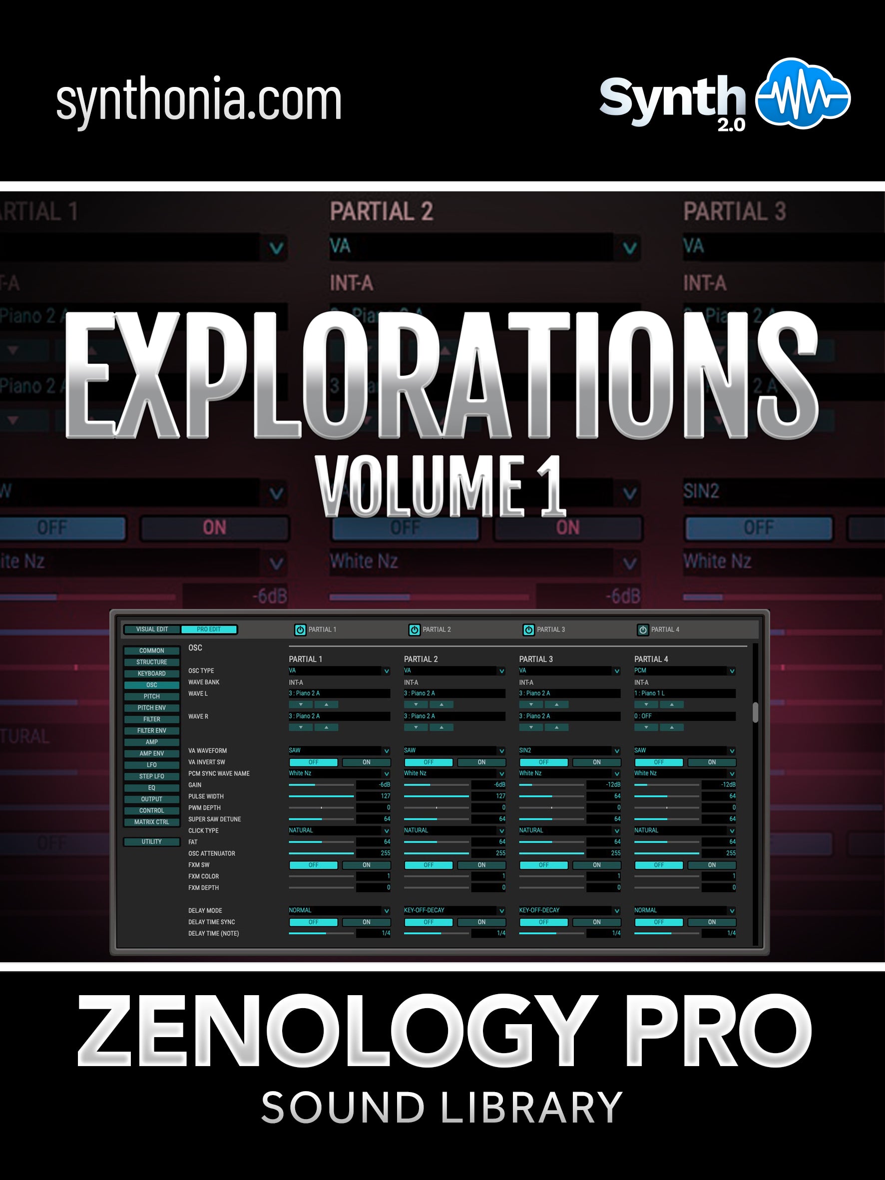 LFO158 - Explorations V1 - Zenology Pro ( 64 presets )