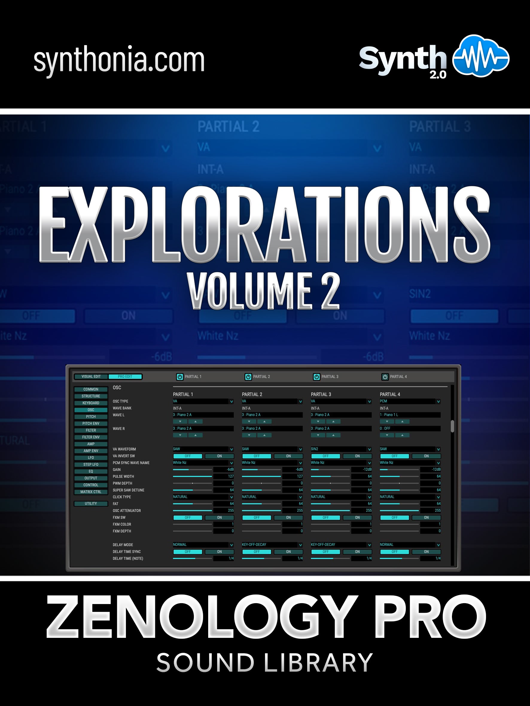LFO078 - Explorations V2 - Zenology Pro ( 64 presets )